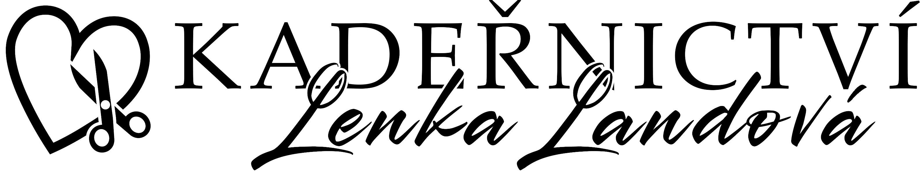 Logo kadeřnictví Lenka Landová